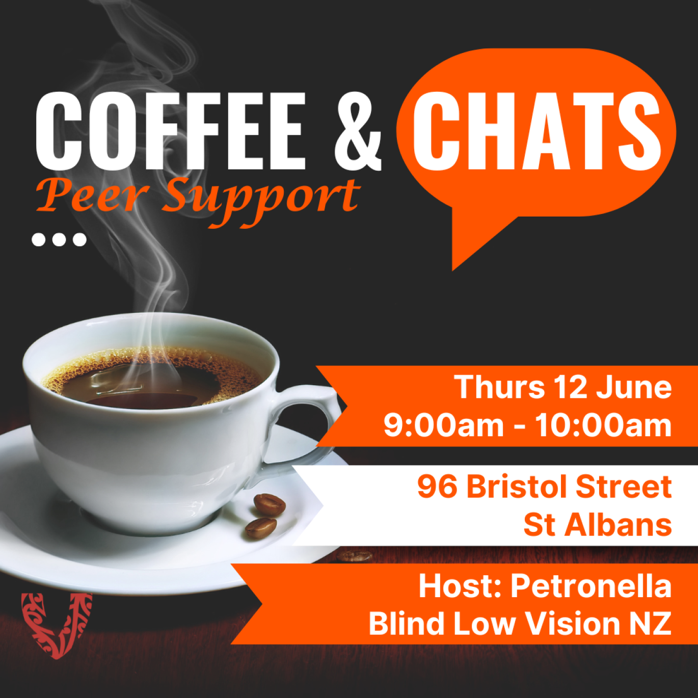 Image for Coffee & Chats Peer Support