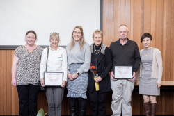 The PARS award recipients and their supporters