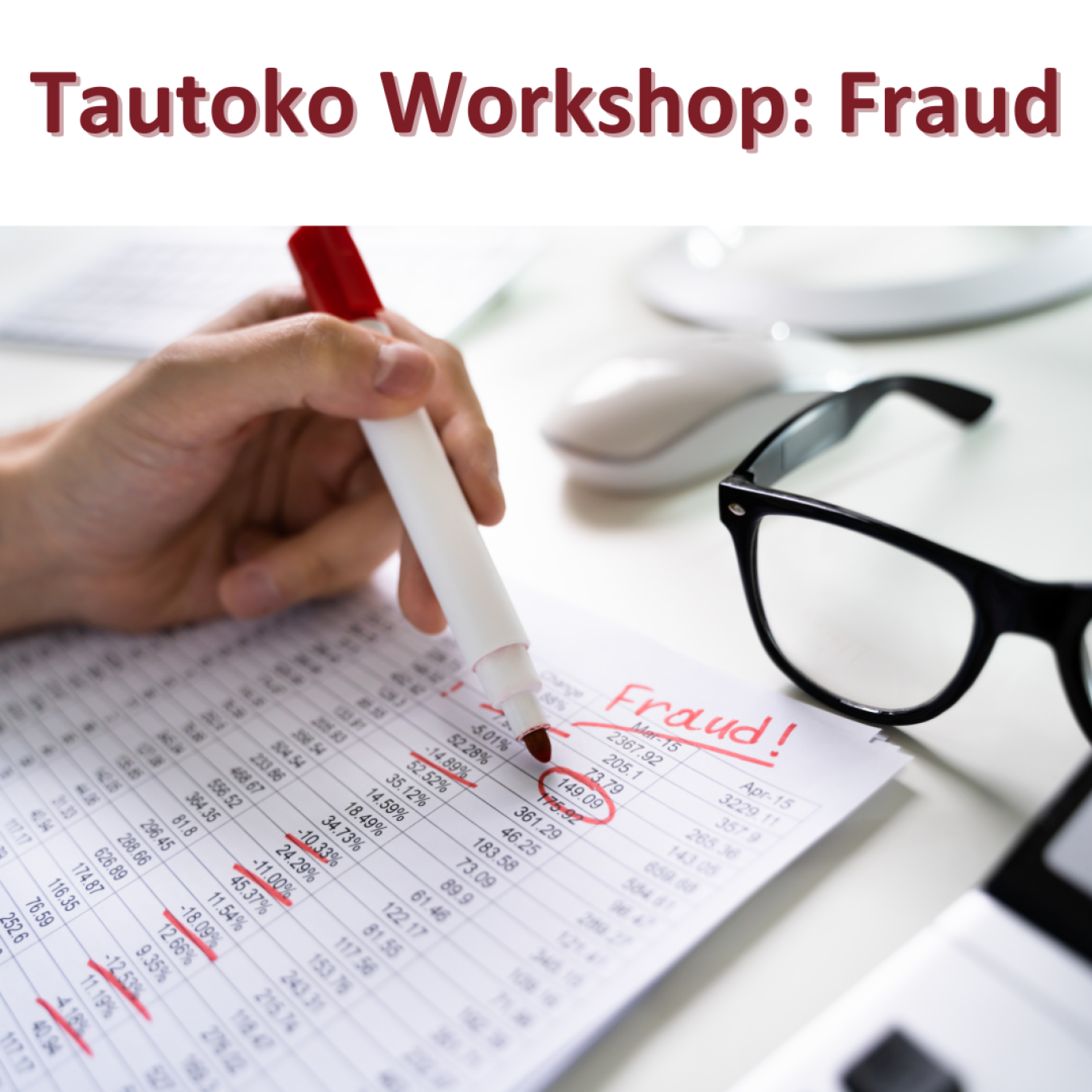 Image for Tautoko Workshop: Fraud