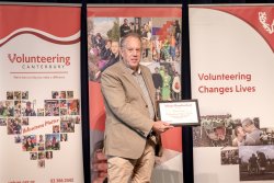 Kerry Turner, Cholmondeley Children's Centre, with his Award