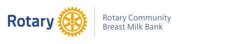 Logo for Rotary Community Breast Milk Bank