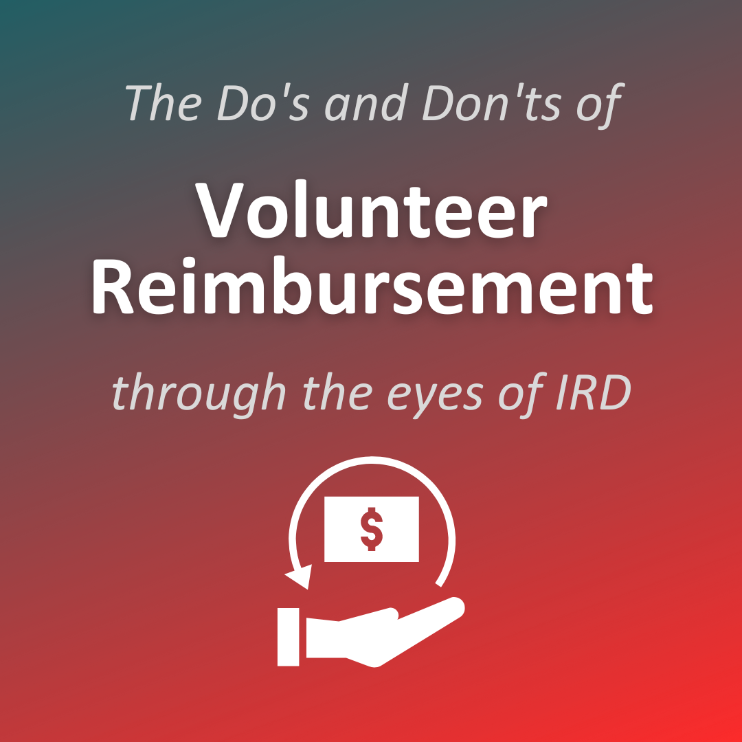Image for Tautoko Workshop: The Do's and Don'ts of Volunteer Reimbursement