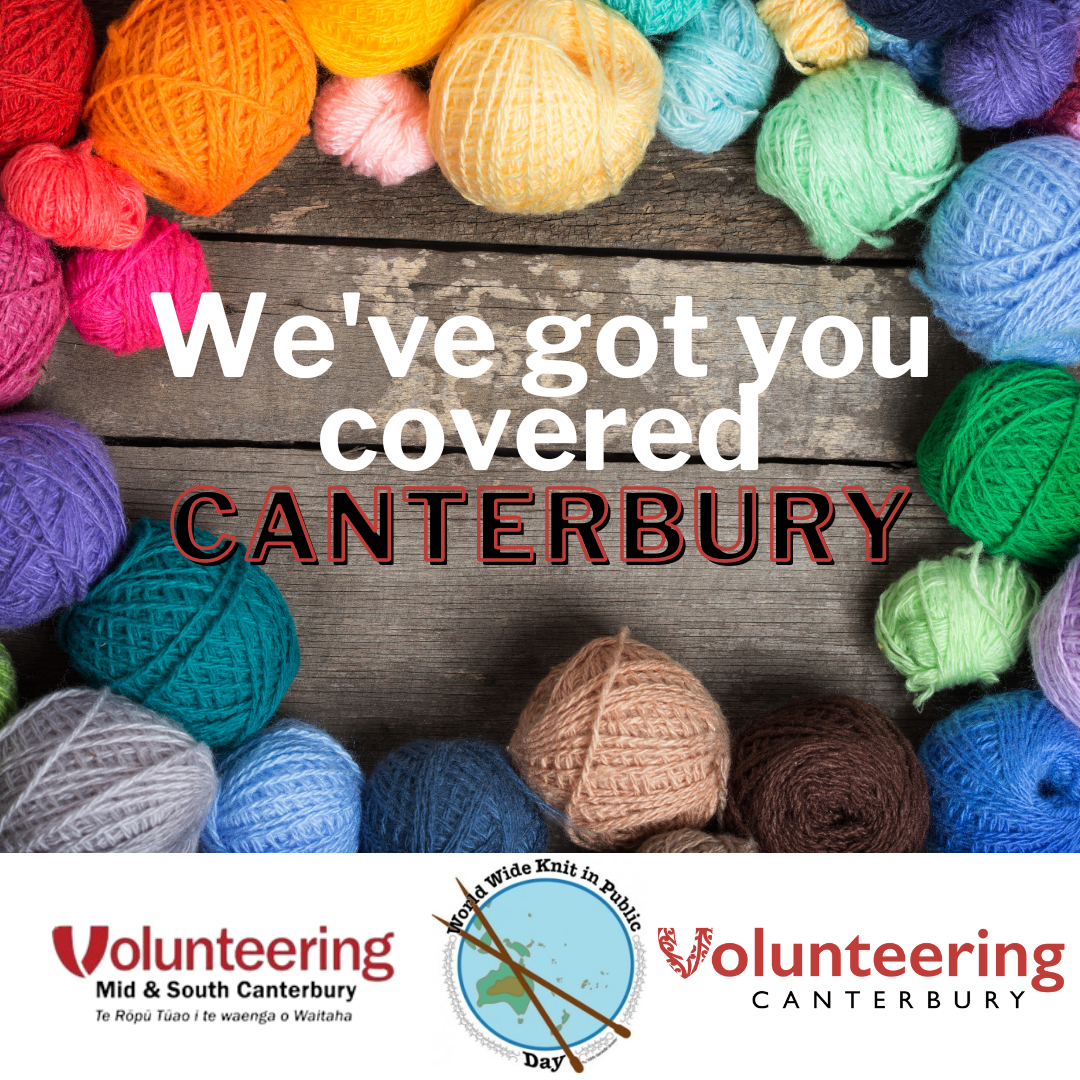 Image for World Wide Knit in Public Day: We've Got You Covered Canterbury