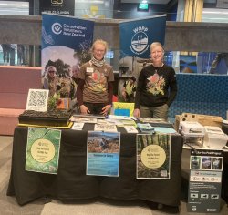 The Conservation Volunteers of NZ stall