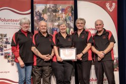 Potters Kitchen Volunteers, Belfast Community Network, with their Award