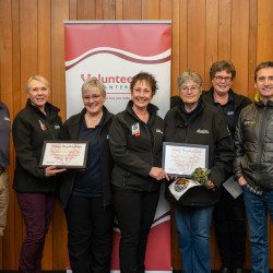 Selwyn Emergency Support Team, from Selwyn Emergency Management, with their Award