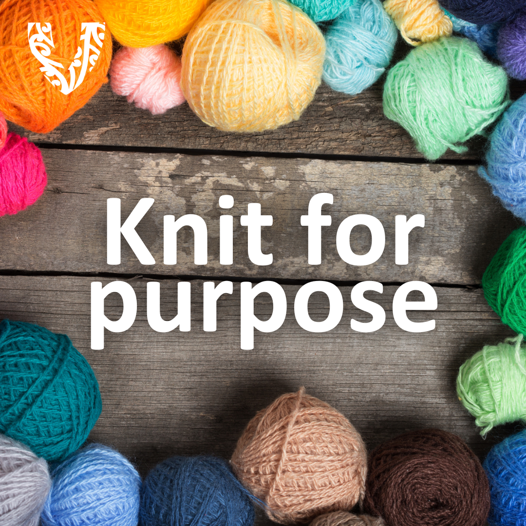 Image for World Wide Knit in Public Day: Knit for Purpose