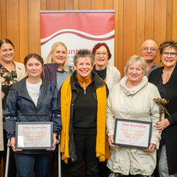 Community Kai Volunteer Group, from Hope Community Trust, with their Award