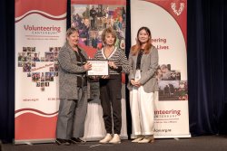 Op Shop Supporters, Julie & Jayne, Nurture Trust, with their Award