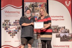 Murray James, We Are Richmond, with his Award