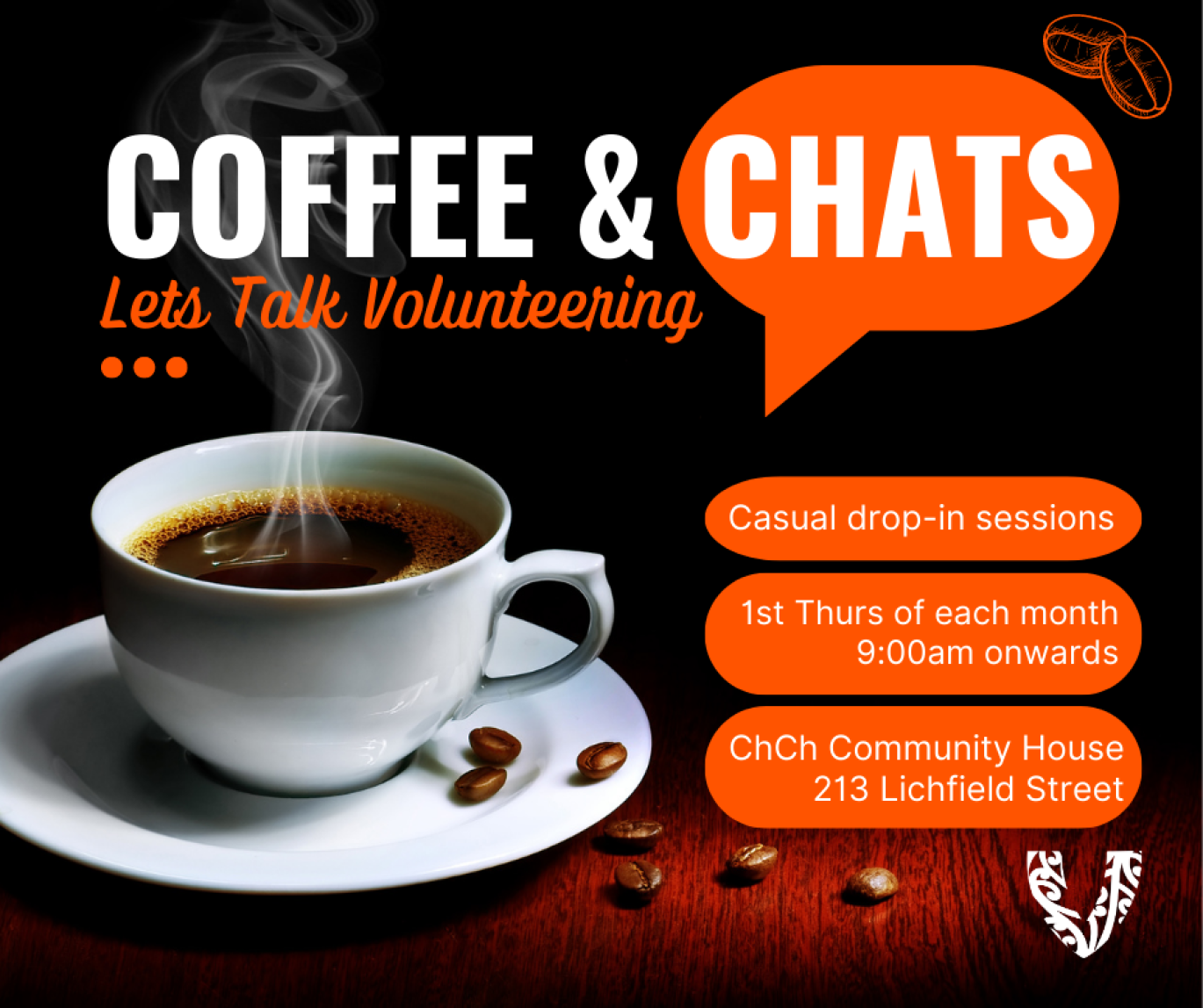 Image for Coffee & Chats: Lets Talk Volunteering