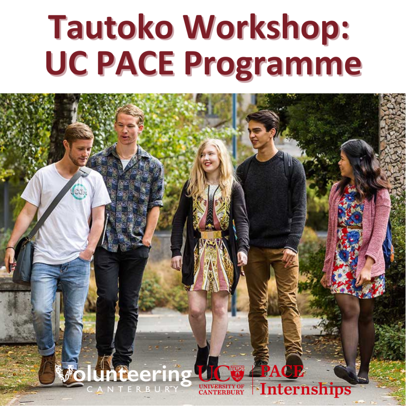 Image for Tautoko Workshop: UC PACE (Professional and Community Engagement) Programme