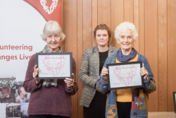 The Gardeners Team, from Canterbury Workers’ Education Assoc, with their Awards