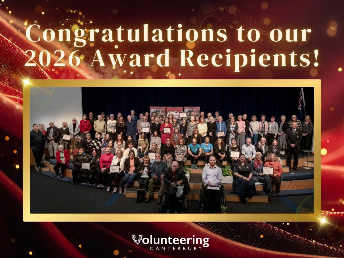 Group photo of the 2026 Volunteering Recognition Awardees.