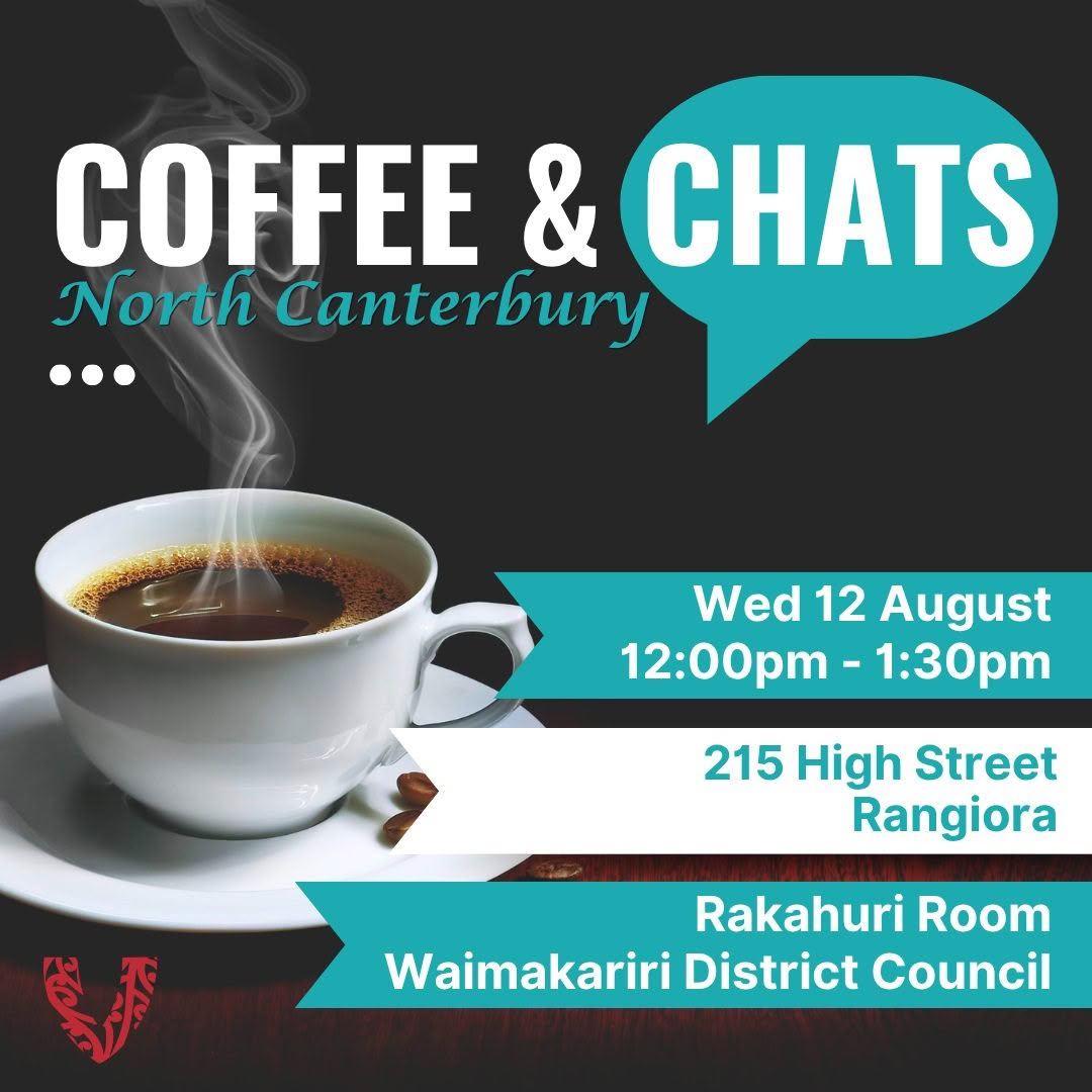 Event tile for Coffee & Chats North Canterbury, in August 2026.