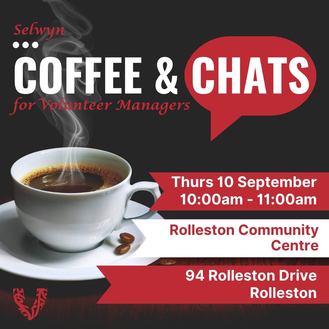 Event tile for Selwyn Coffee & Chats September
