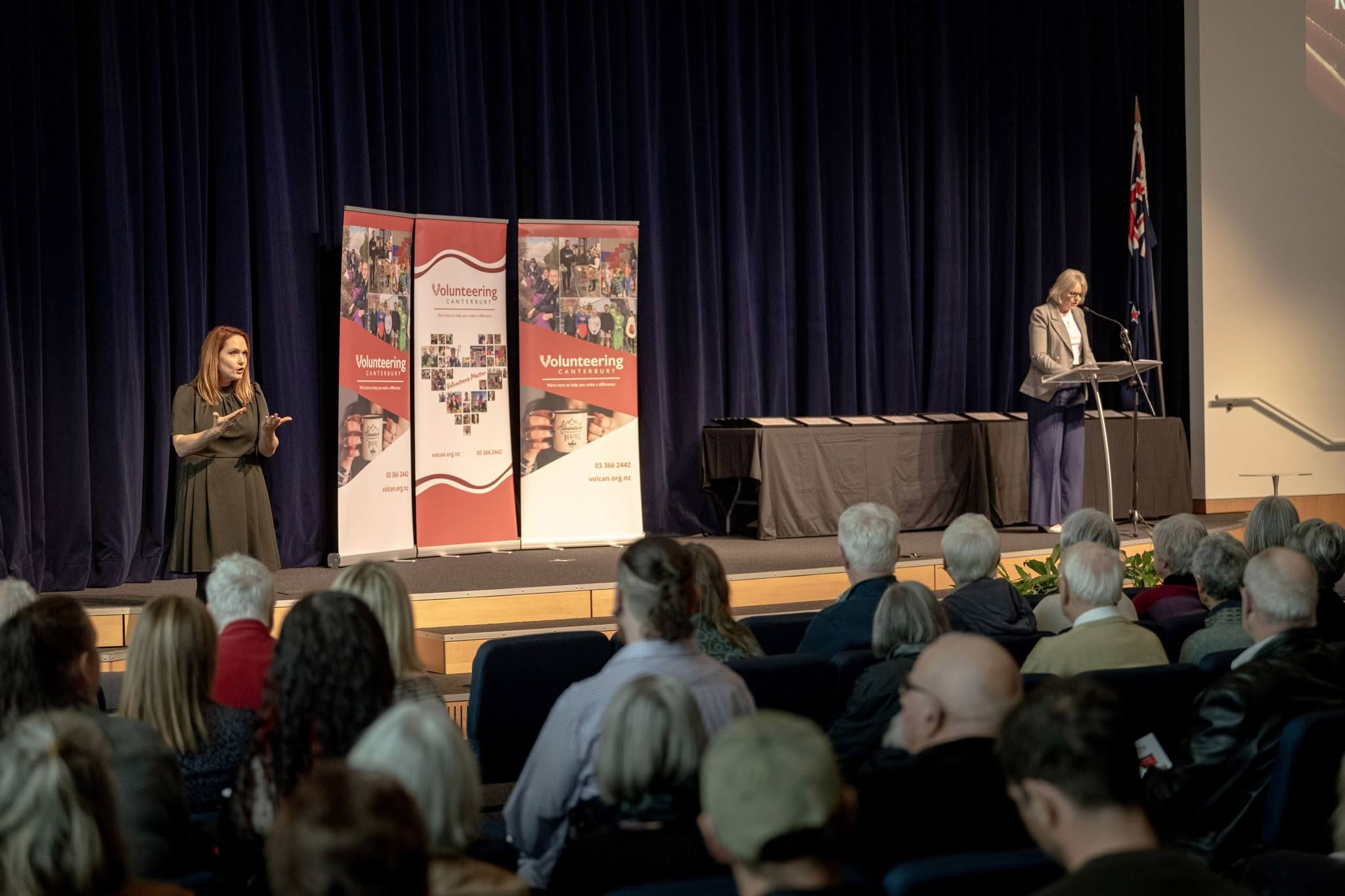 Deputy Mayor of Christchurch, Victoria Henstock, speaking at the Volunteer Recognition Awards 2026