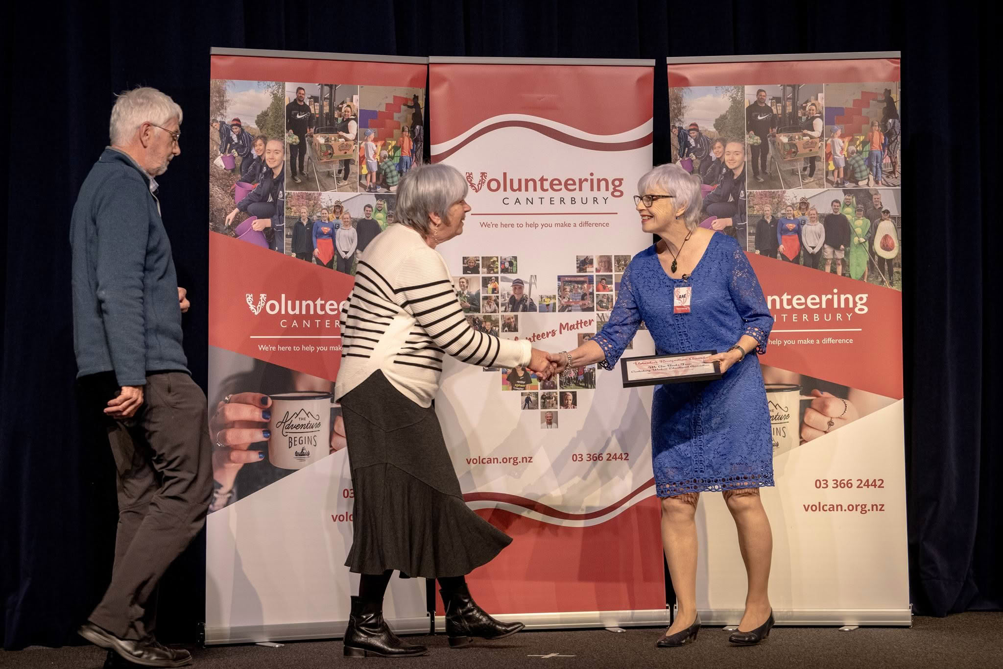We Are Books Team, Canterbury Workers Educational Association, receiving a Volunteer Recognition Award at the 2026 ceremony.