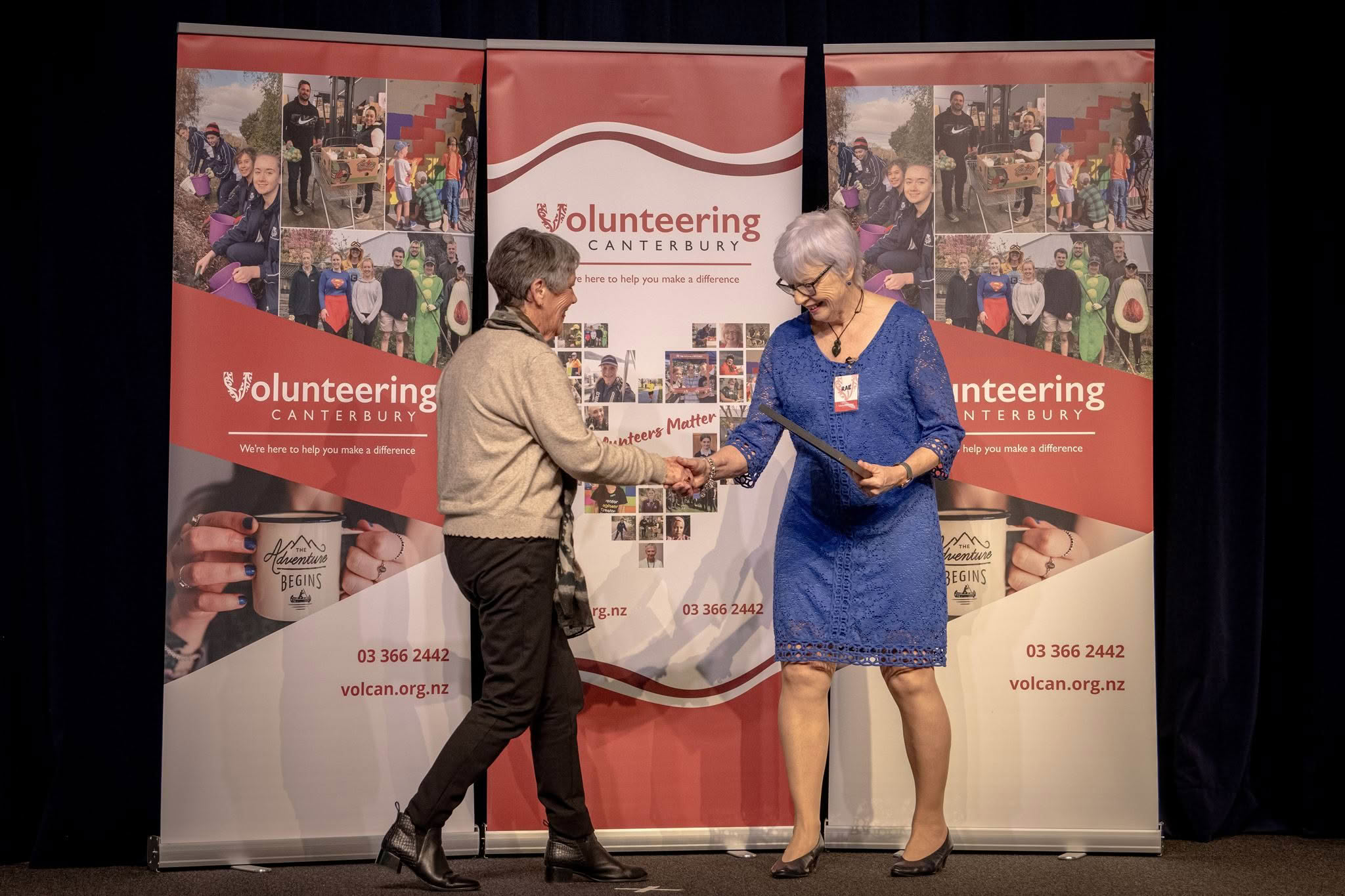 Kathleen Anderson, Cashmere Presbyterian Church, receiving a Volunteer Recognition Award at the 2026 ceremony.