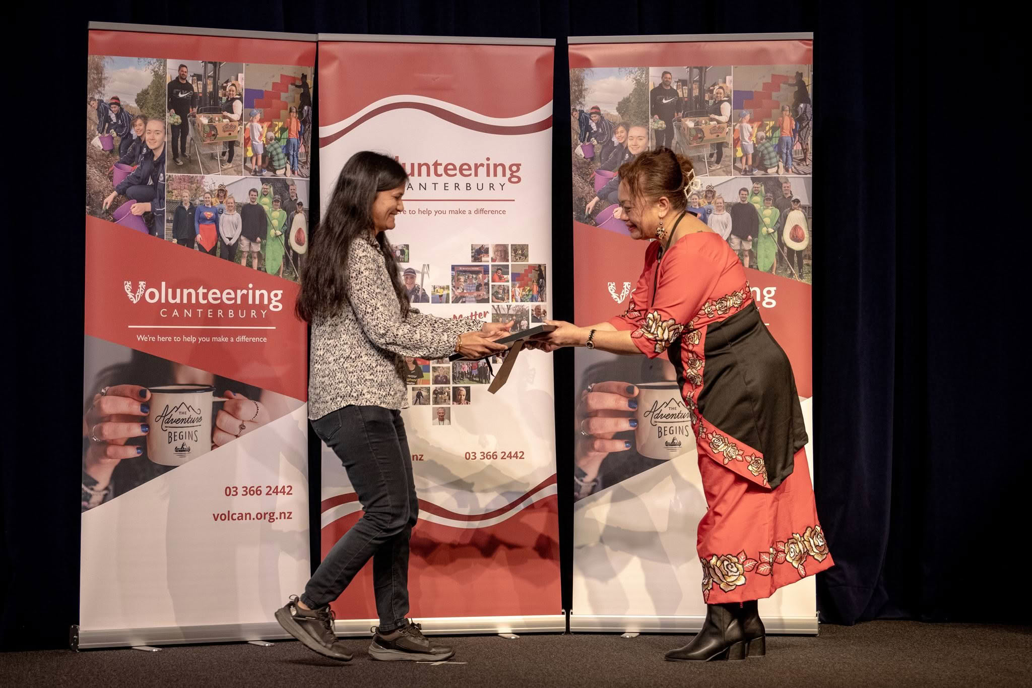 Hetal Patel, Handmade Studio Charitable Trust, receiving a Volunteer Recognition Award 2026.