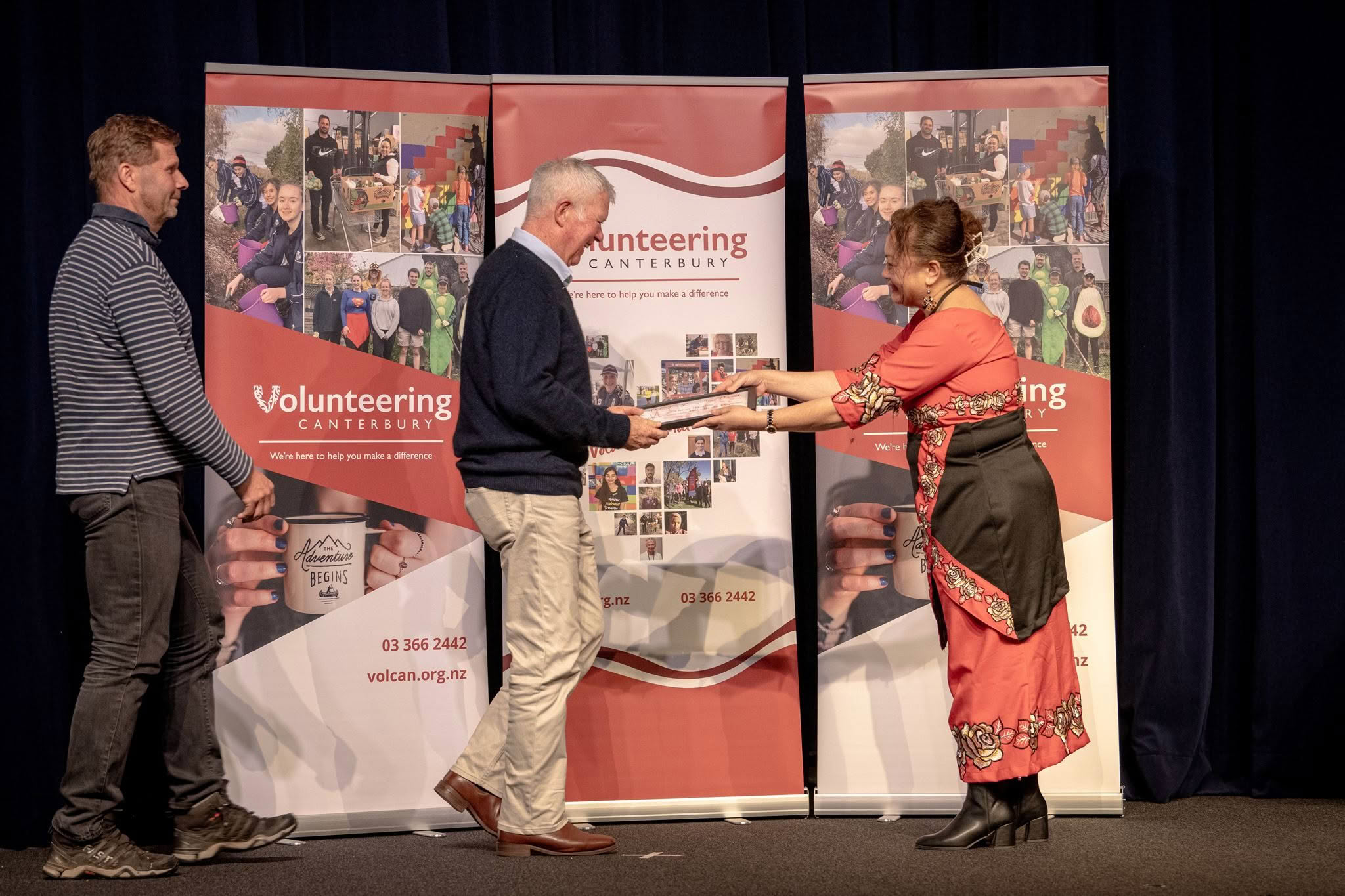 Driver Mentors, Hurunui Community Driver Mentor Programme.=, receiving a Volunteer Recognition Award 2026.