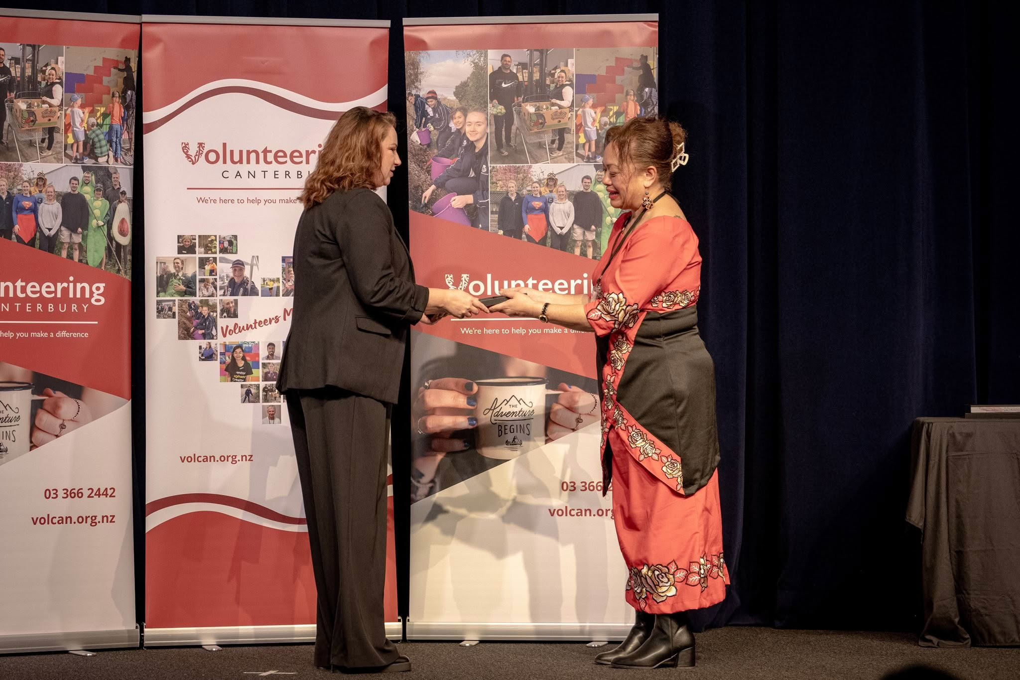 Alexandra Davids, Keep Christchurch Beautiful, receiving a Volunteer Recognition Award 2026.