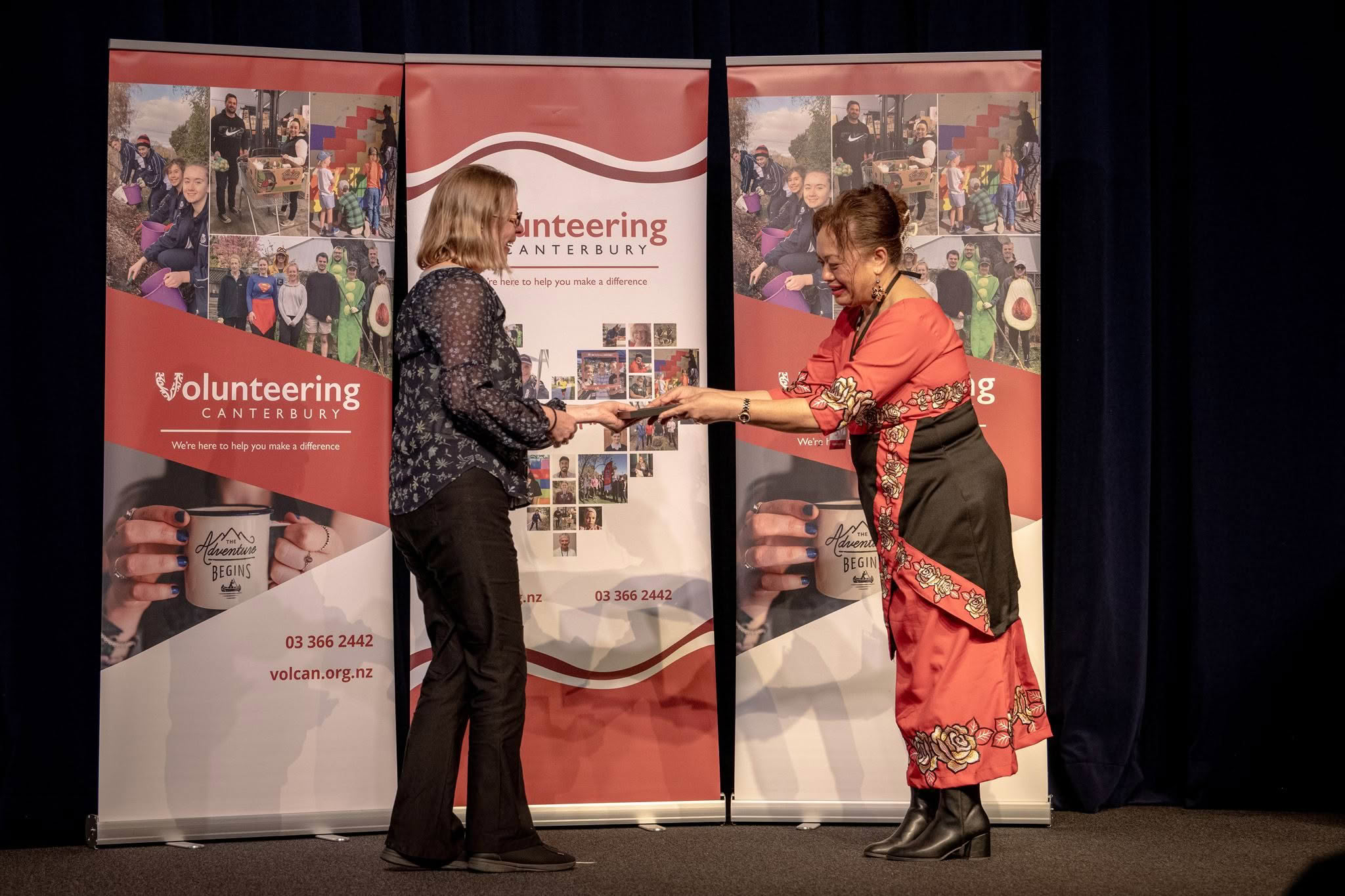 Tina Hartley, Kitty Kingdom, receiving a Volunteer Recognition Award 2026.