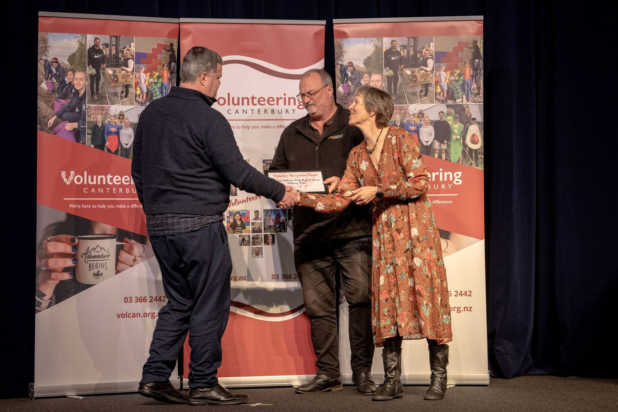 Navigate Initiative Faith Support Group, Pathway Trust, receiving a Volunteer Recognition Award 2026.