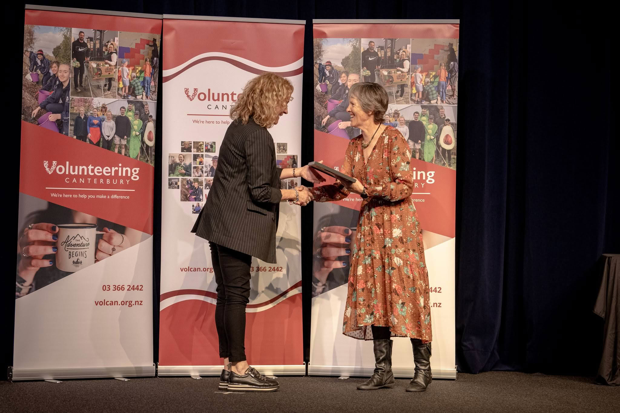Vic Edwards-Brown, Pregnancy Infancy Parenting Support, receiving a Volunteer Recognition Award 2026.