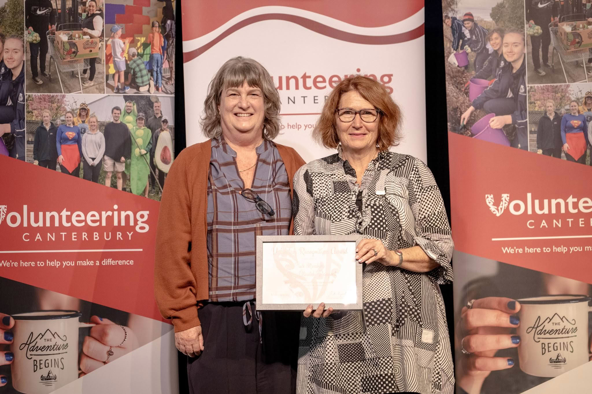 Club Members, Rotary Ōtautahi Passport, receiving a Volunteer Recognition Award 2026.