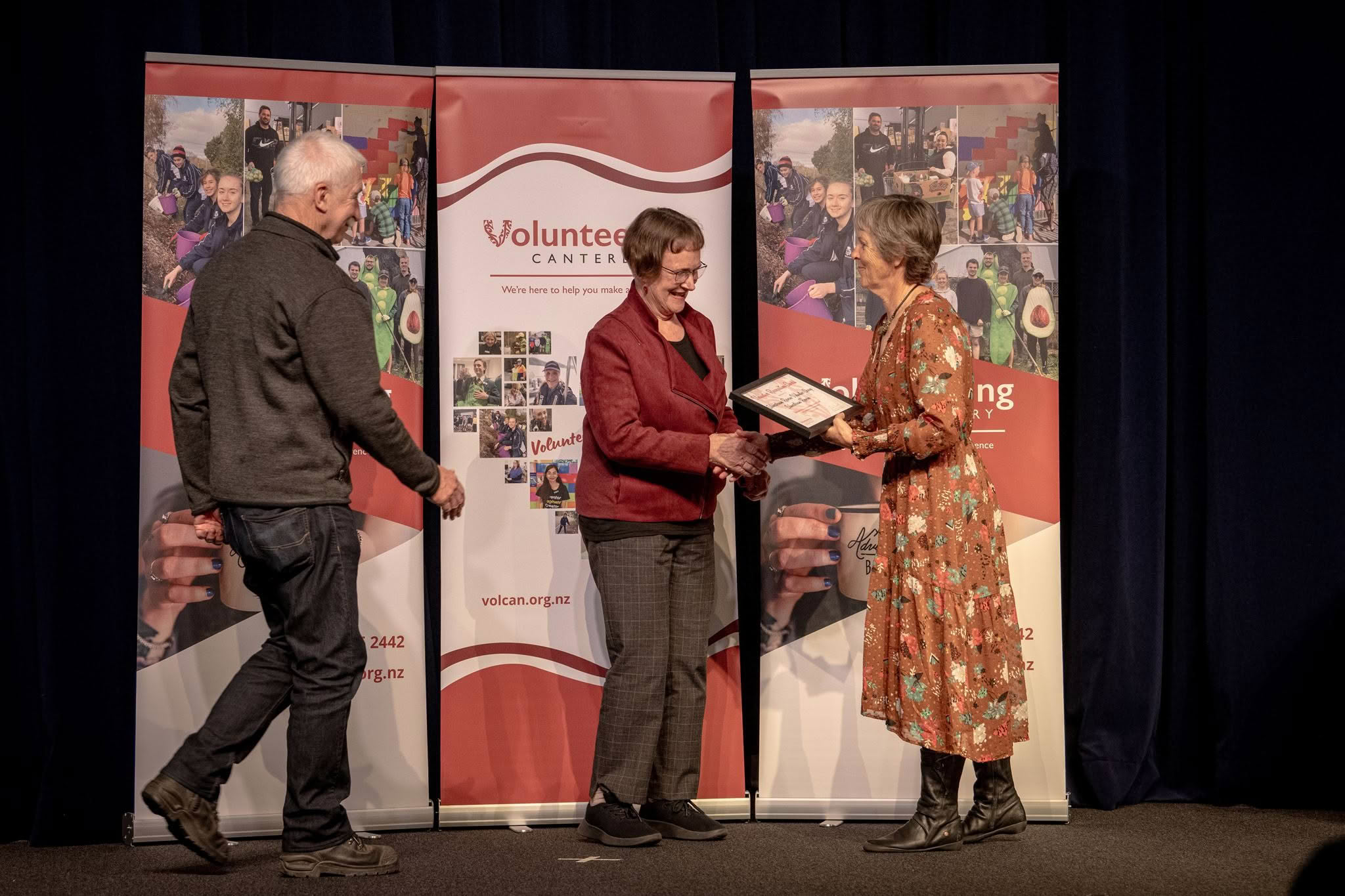 Silverstream Reserve Volunteer Group, Silverstream Reserve, receiving a Volunteer Recognition Award 2026.