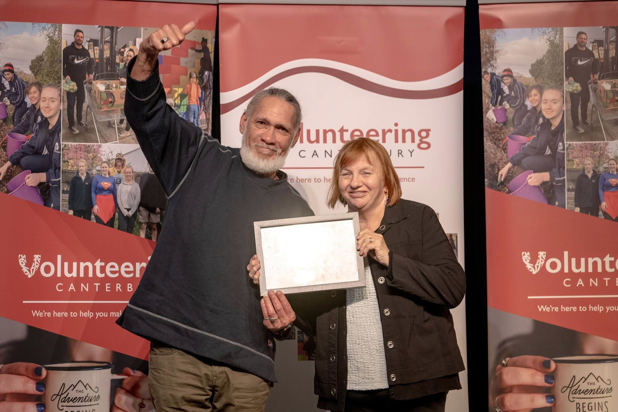 Waltham Cottage Volunteers, Te Whare Roopu o Oterepo Waltham Community Cottage, receiving a Volunteer Recognition Award 2026.