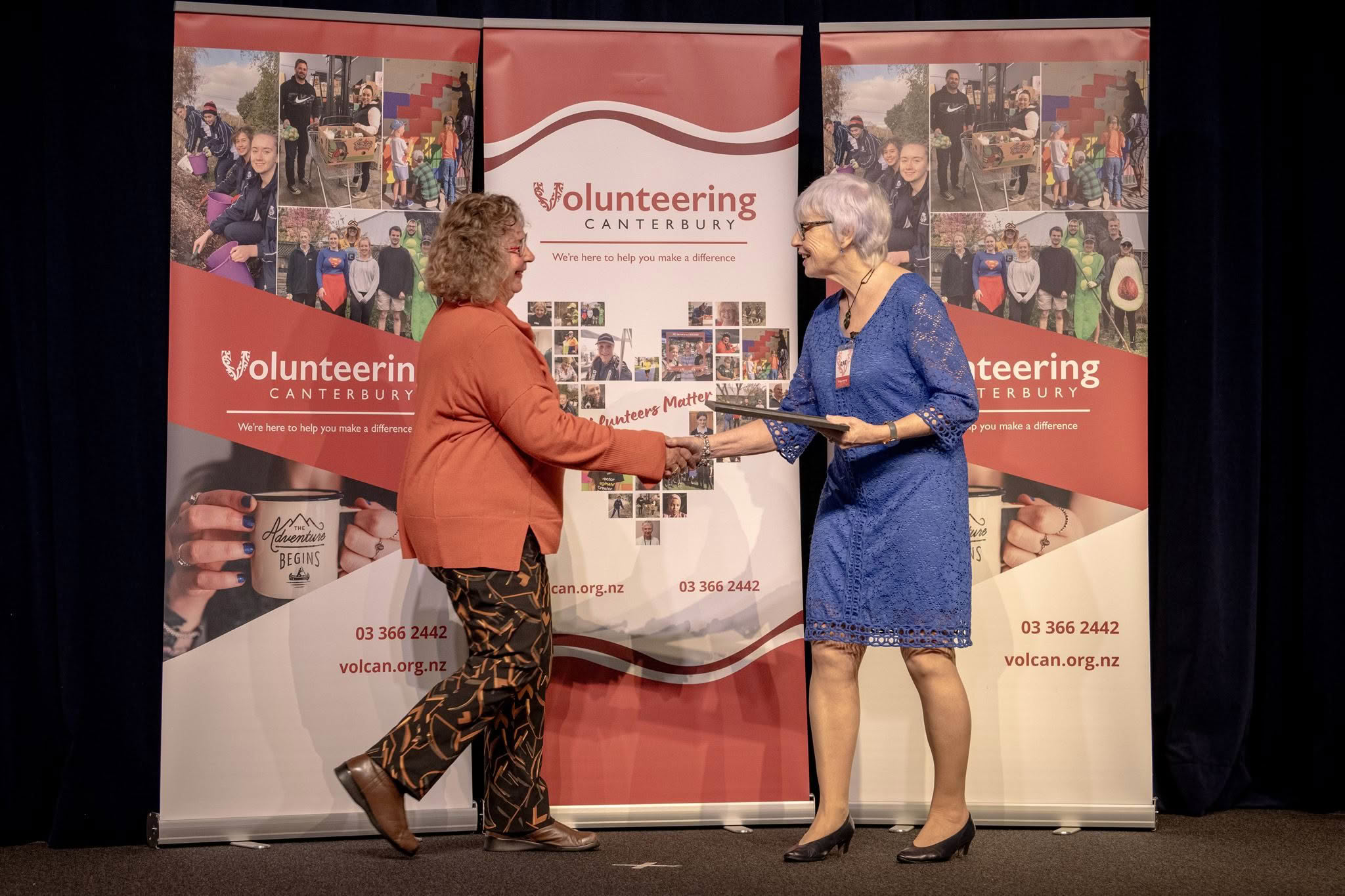 Ushers of the Piano, The Piano, receiving a Volunteer Recognition Award 2026.