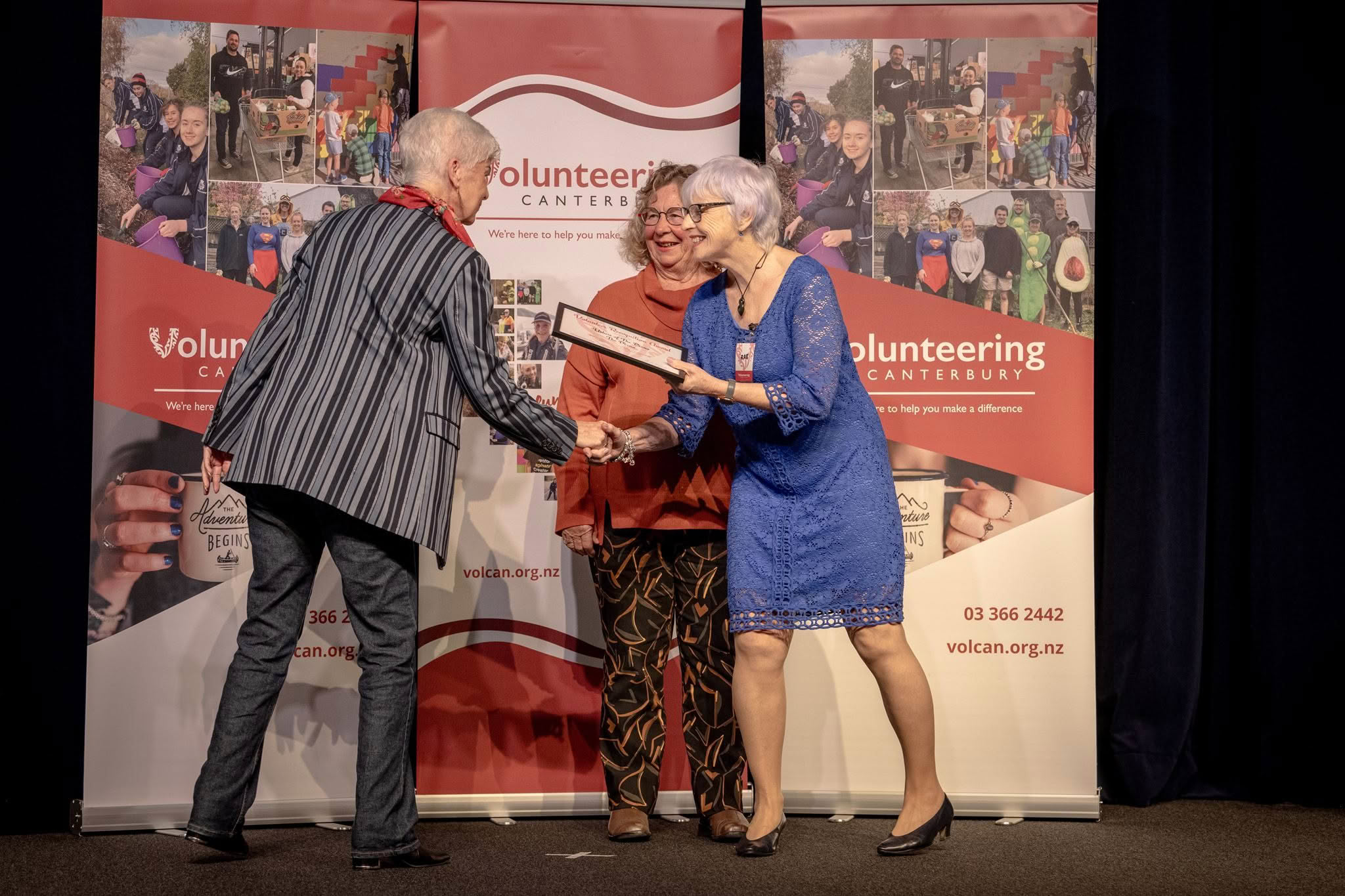 Ushers of the Piano, The Piano, receiving a Volunteer Recognition Award 2026.