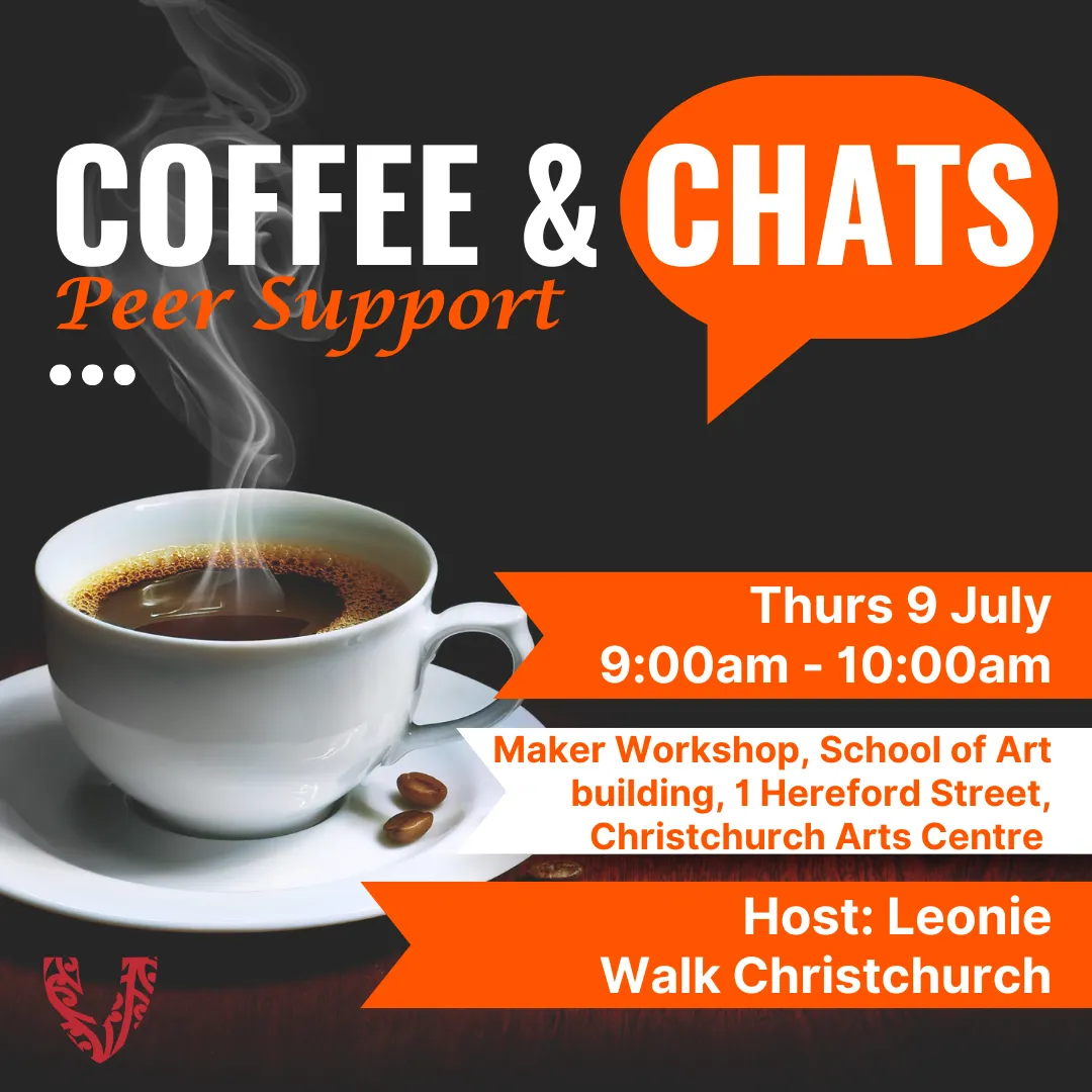Coffee & Chats Peer Support Session - July 2026.