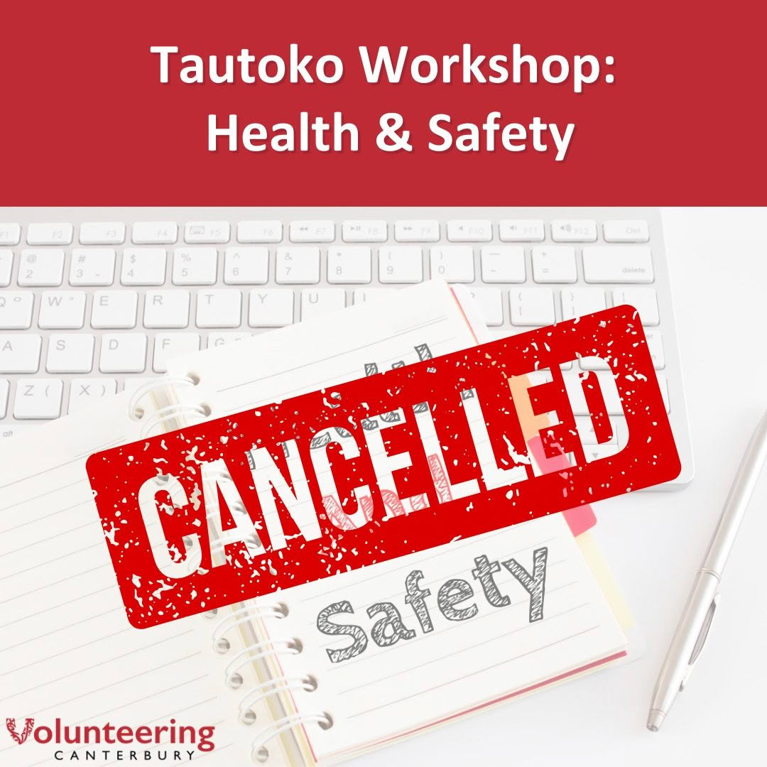 Cancelled Tautoko Workshop tile - Health & Safety